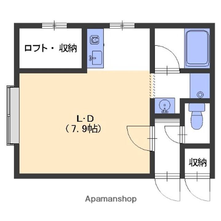 ロルフェ1Aの間取り