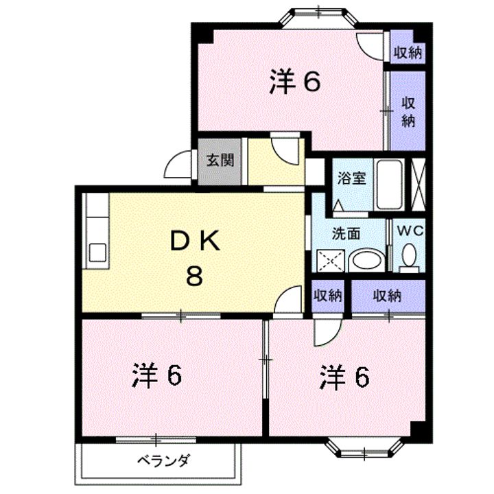 ビクトリーMの間取り
