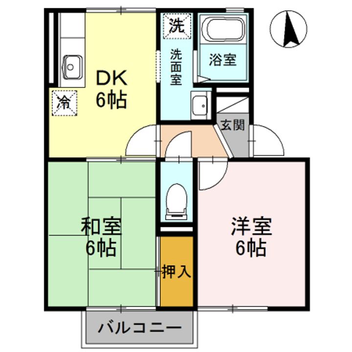 ロビュスト三栄の間取り
