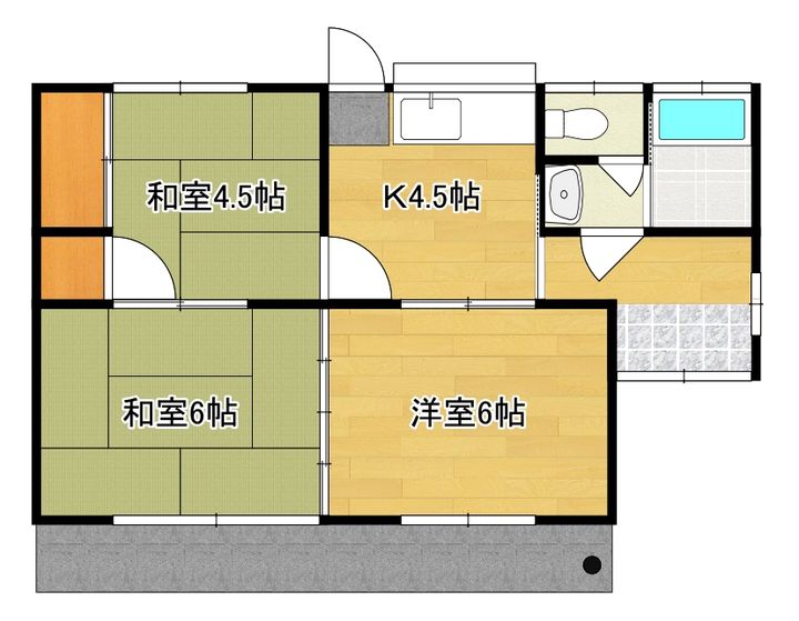 山梨県甲斐市大下条(一戸建)の賃貸物件戸建ての間取り