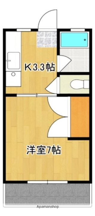 レジデンスモチヅキA棟203号の間取り