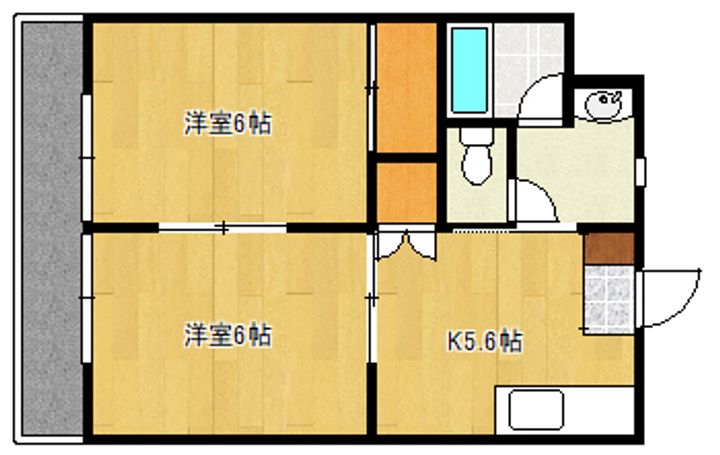 グレープファーム201号の間取り