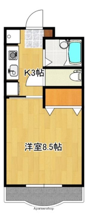 レジデンスピュア207号の間取り