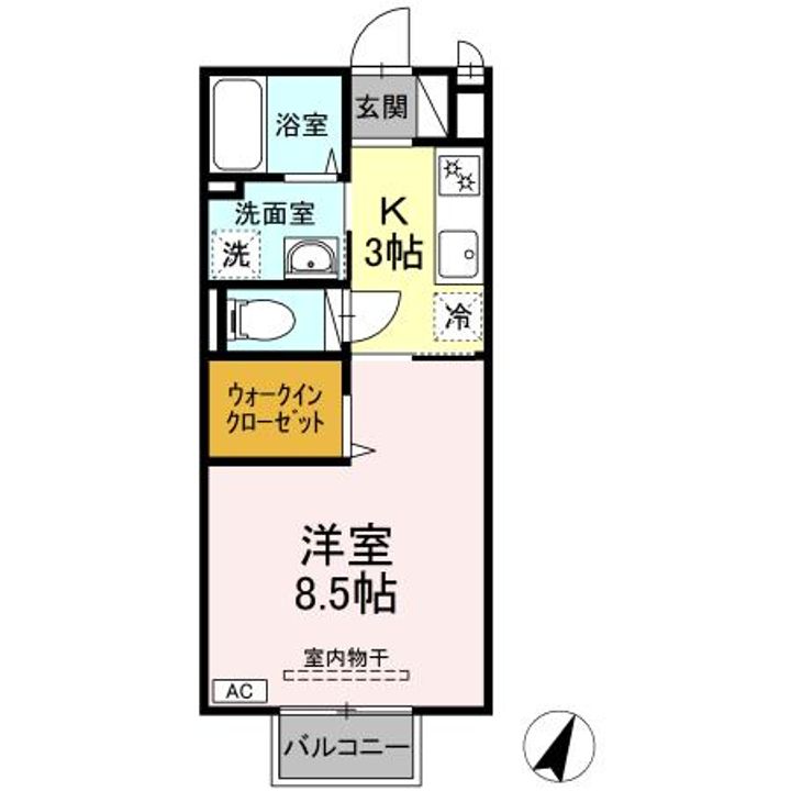 ミアカーサの間取り
