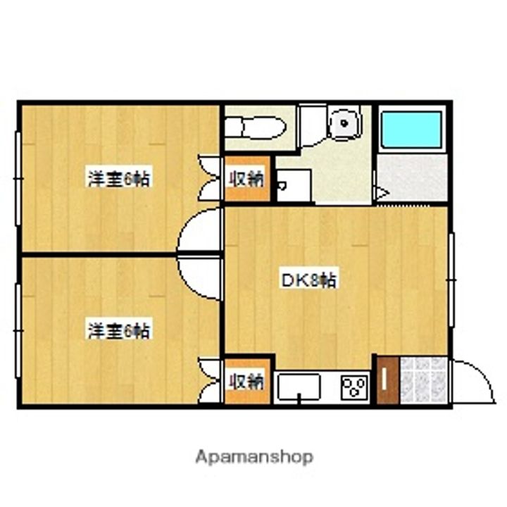 エム・カーサ101号の間取り