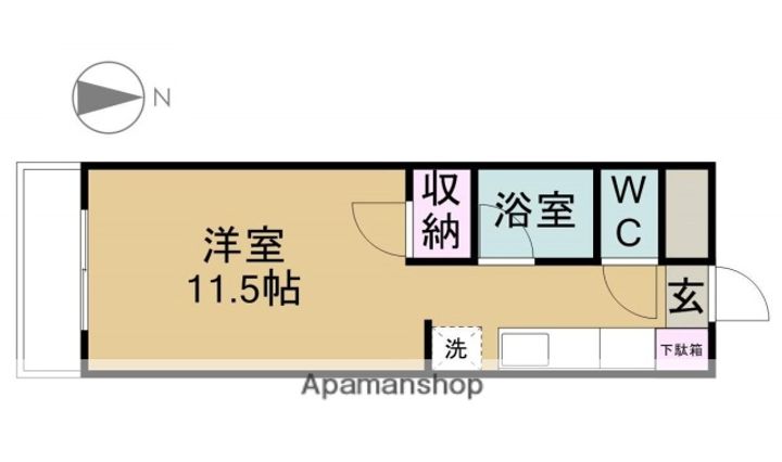 中村第8ビル305の間取り