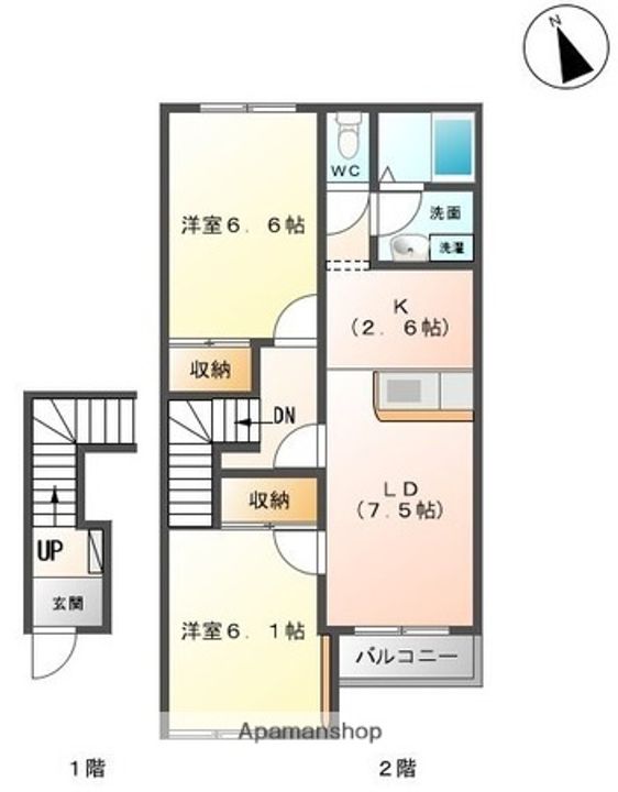 SHANGRI−LA(大野町)の間取り