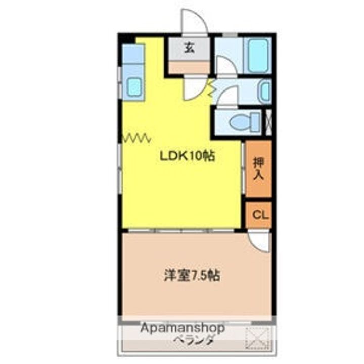 ハイツ松野302の間取り