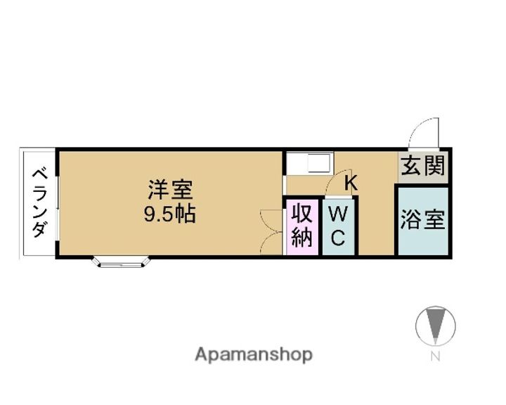 サンクレール307の間取り