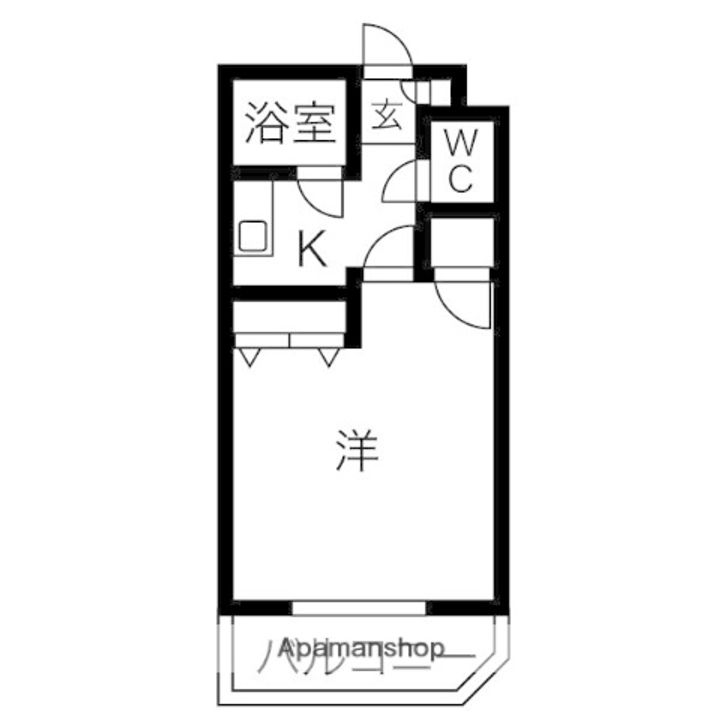 コーポミウラⅡ101の間取り