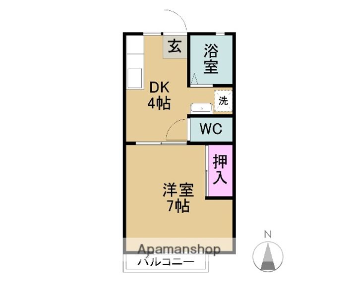 パナハイツ熊野A・BB103の間取り