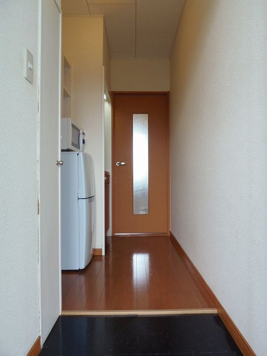 レオパレスピュア205の玄関