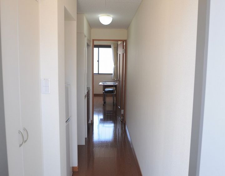 レオパレスプランドゥールの玄関