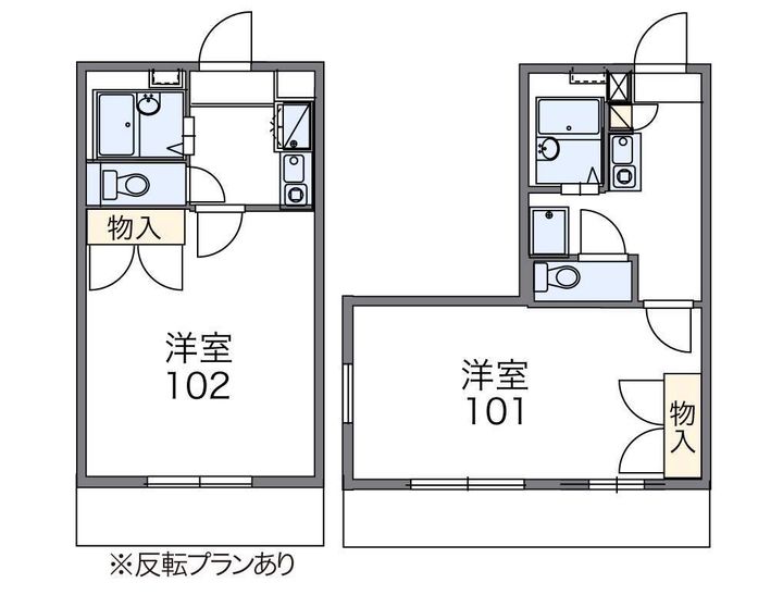 レオパレスオーシャンの間取り