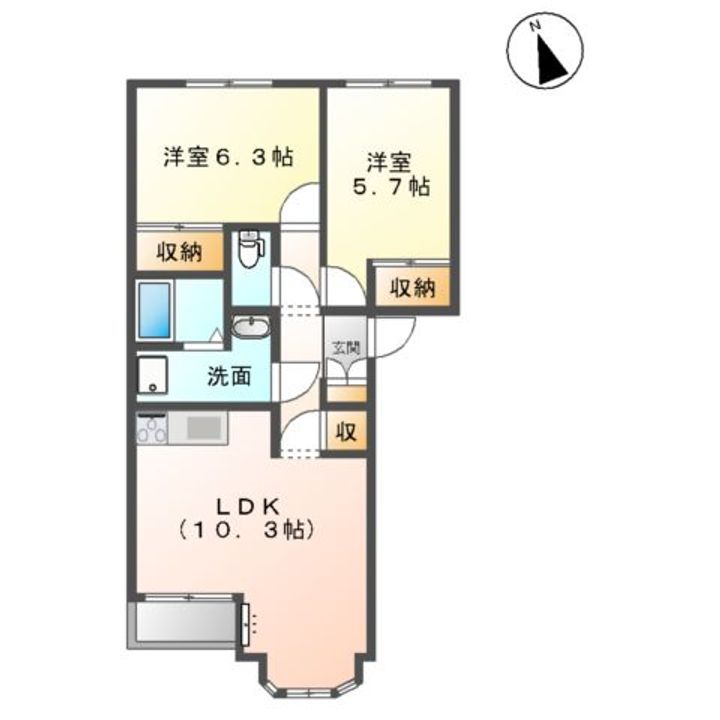グレース・ワンの間取り