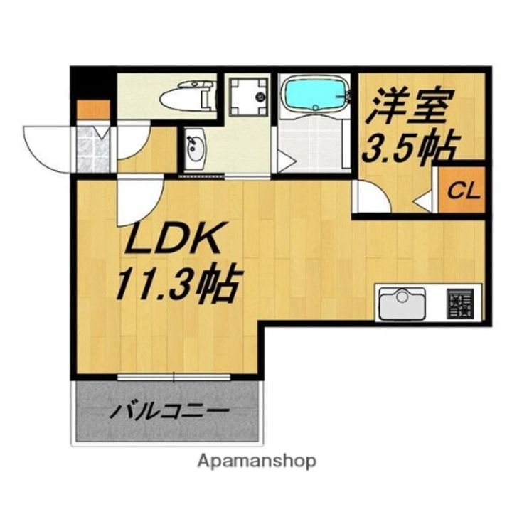 LECOCON大垣102の間取り