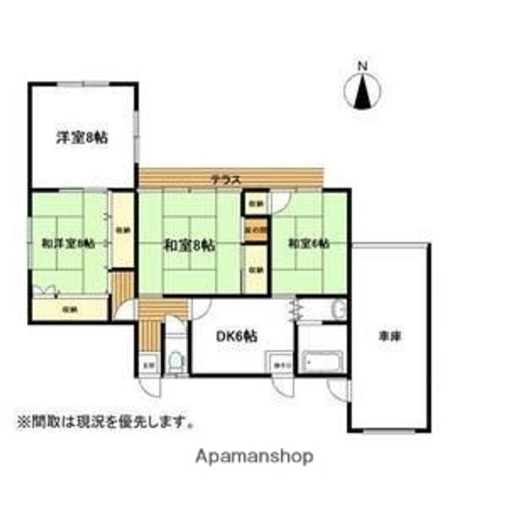 岐阜県揖斐郡大野町大字寺内(一戸建)の賃貸物件の間取り