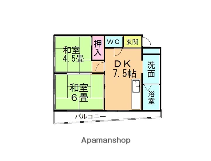 リトルシャトーⅡ303の間取り