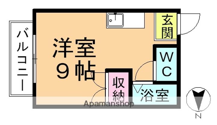 ロイヤル多賀Ⅱ203の間取り