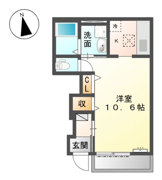 ANJUUREI(アンジュレイ)の間取り