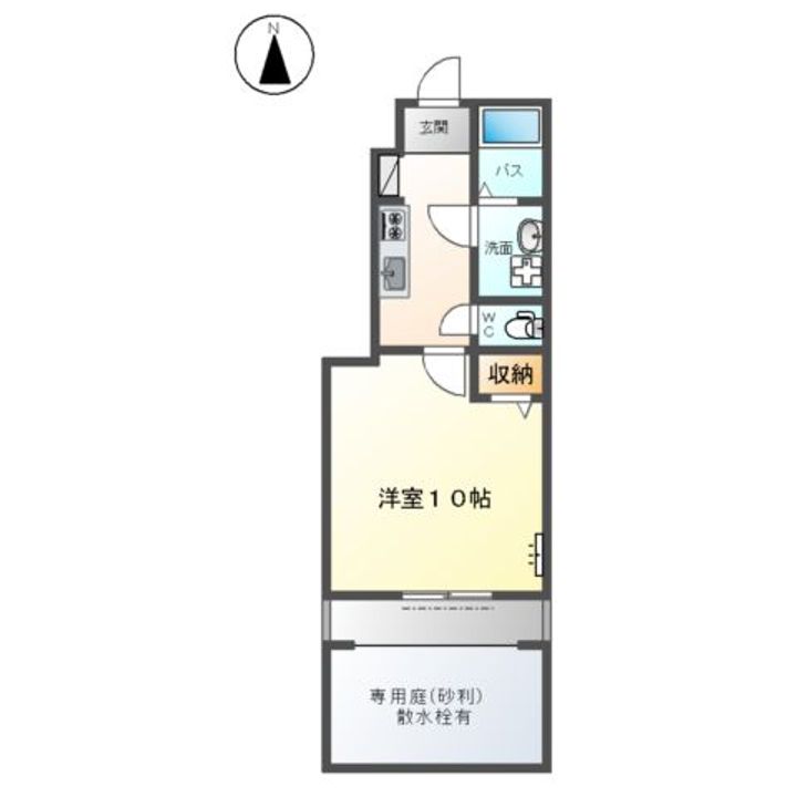 サン フローラ101の間取り