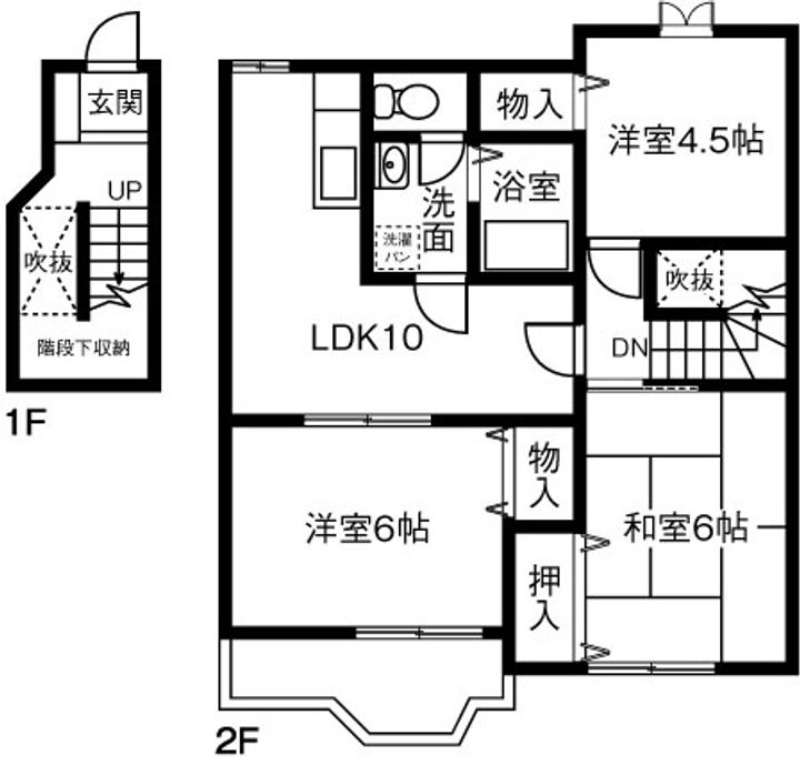 フレッサAの間取り