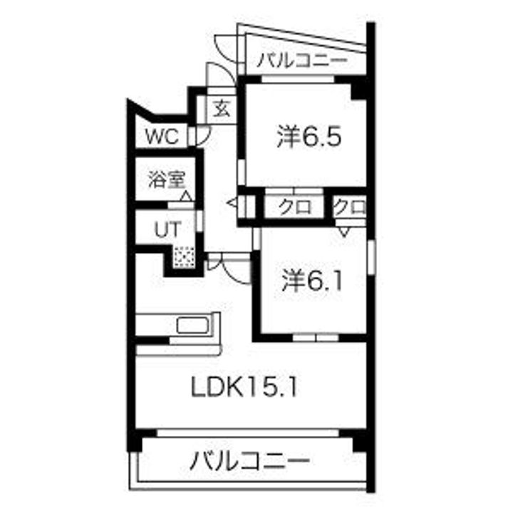 ラ・ミノールIIの間取り