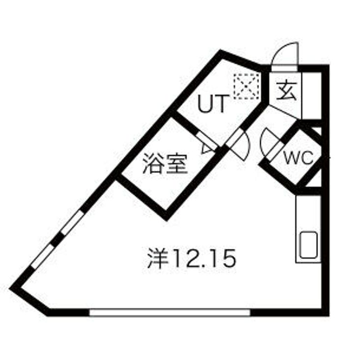 ディスティーノ野一色205の間取り