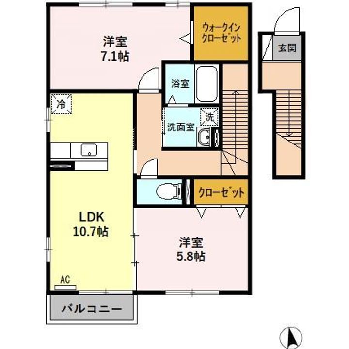 L’ARC(ラルク)の間取り