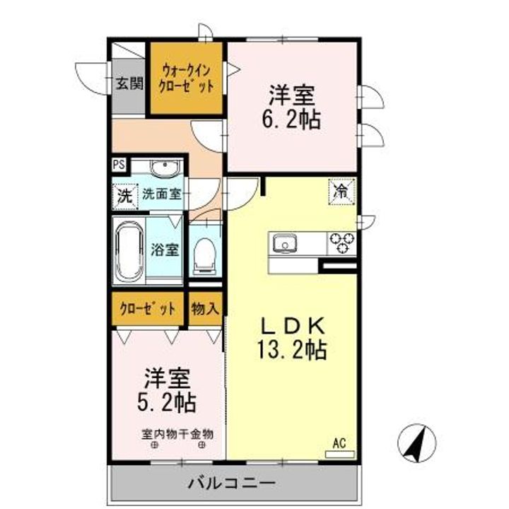 フェリークの間取り