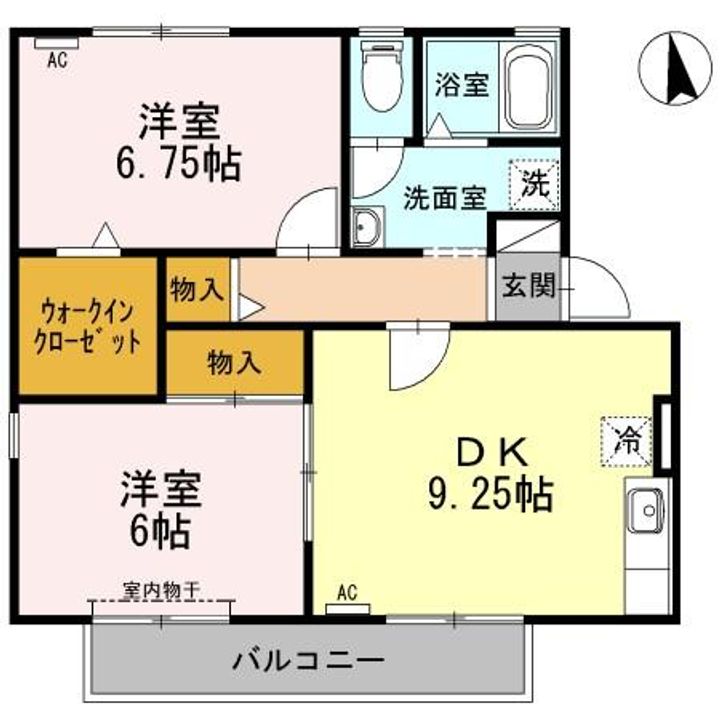 パークハイム B棟の間取り