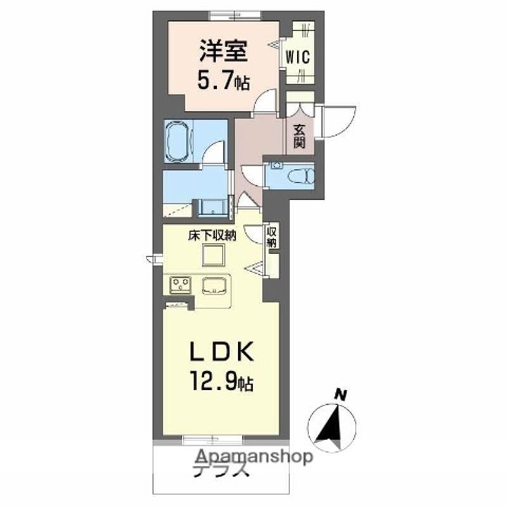 シャーメゾンプレミアスの間取り