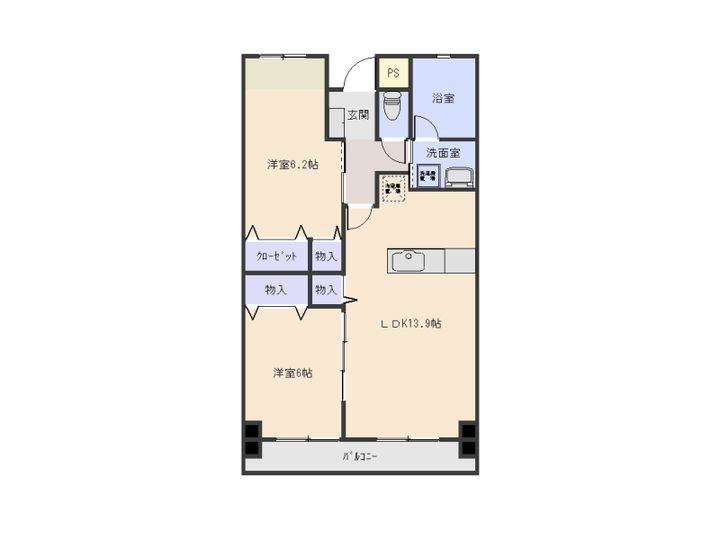 ウイングバードの間取り