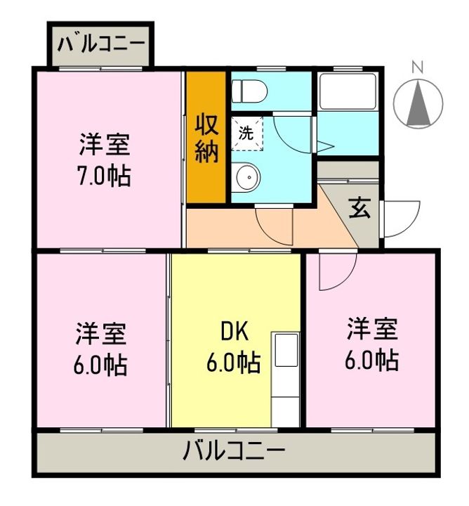 メゾンポワールの間取り