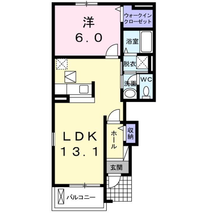 F.ファイブパインⅠの間取り