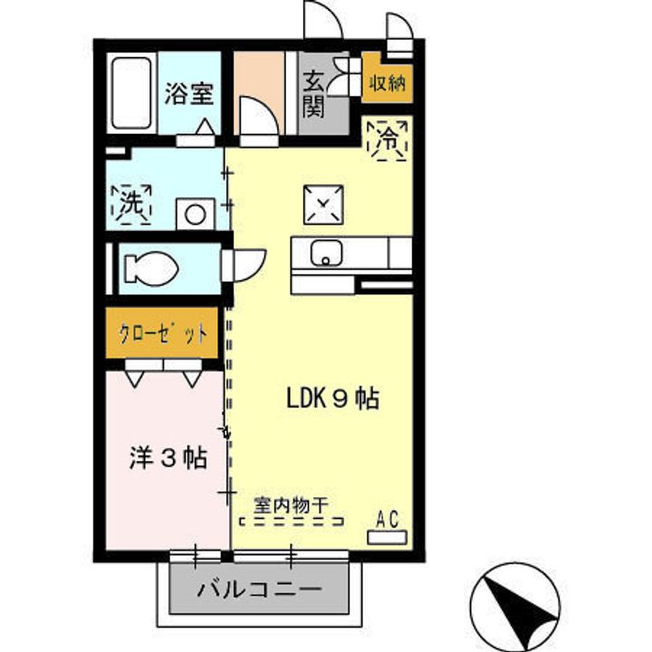 コージーコートの間取り