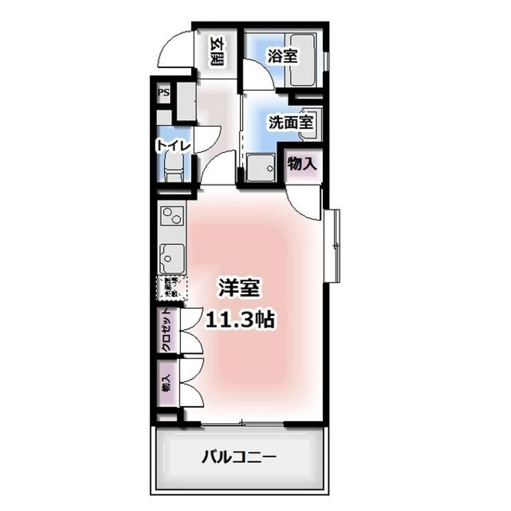 タウンコート人宿町の間取り