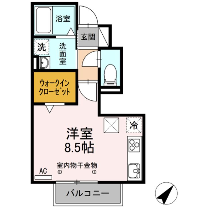 グリシーヌの間取り