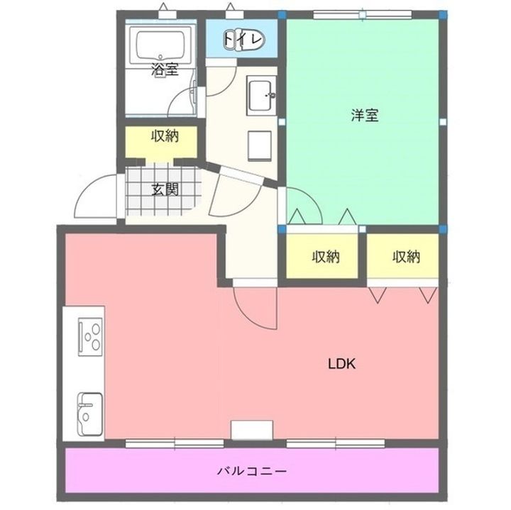 エクレール籠上の間取り