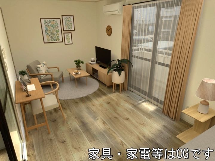 セジュール西添 Aの居間
