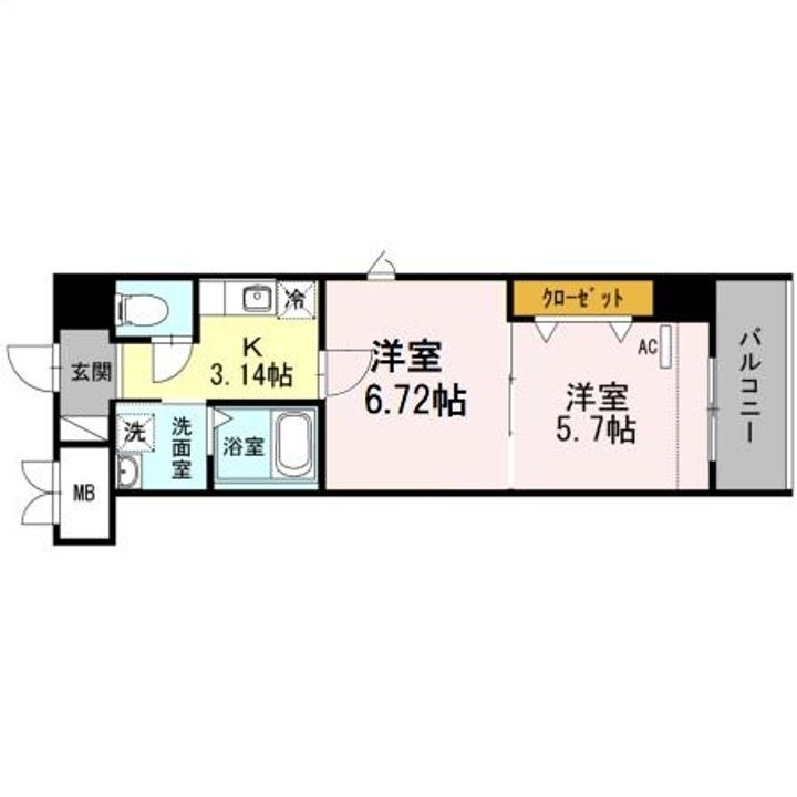 ラフィネの間取り