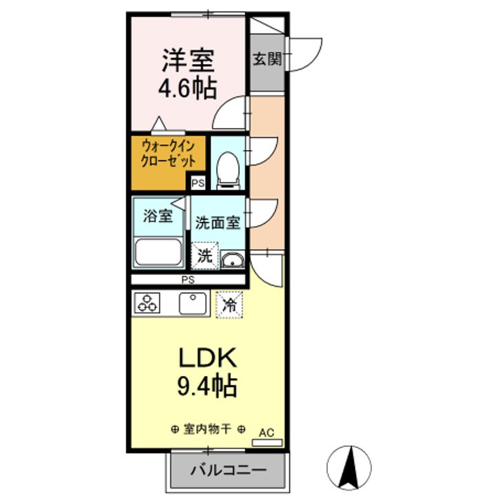 エスポワール・Tの間取り