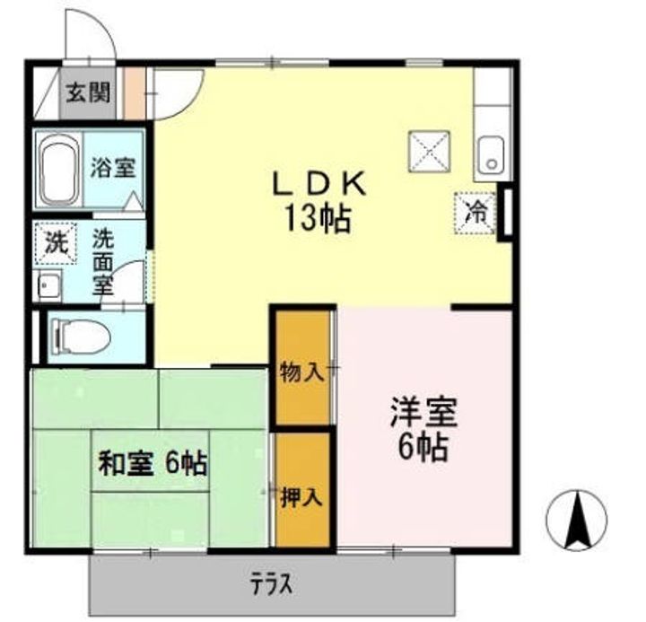 徳倉壱番館の間取り
