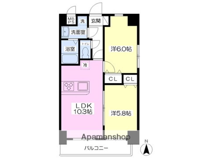 ブリーズ御殿場の間取り