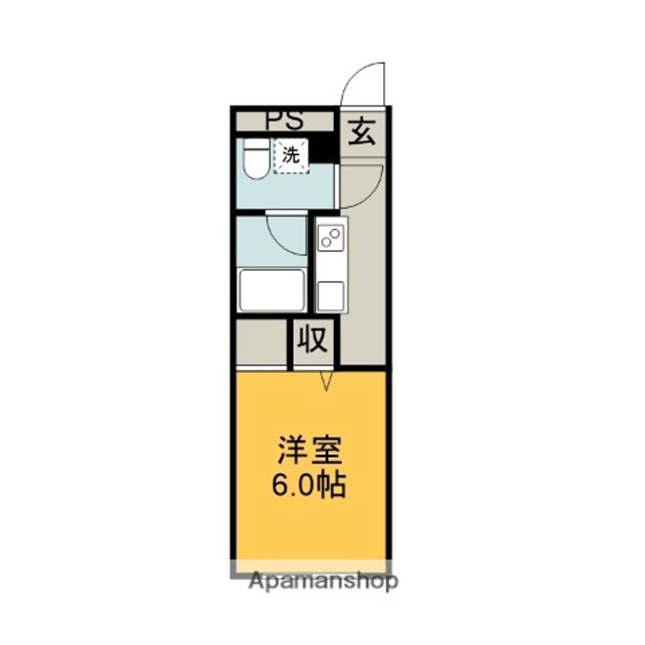 静岡県三島市広小路町の賃貸マンションの間取り