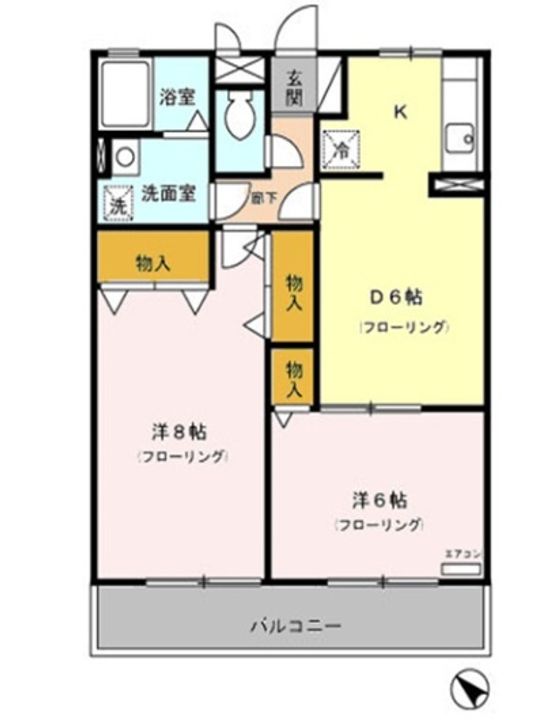 グランメールの間取り