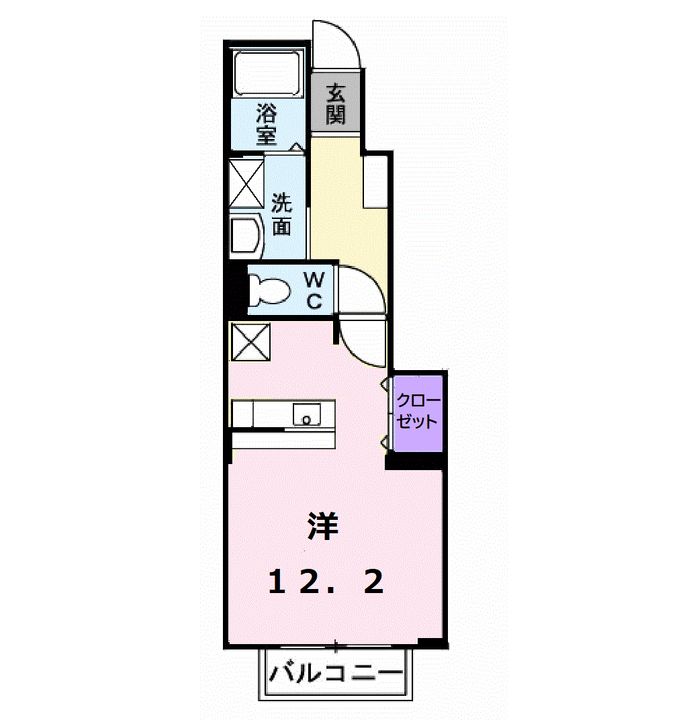 ベラビスタ D102の間取り