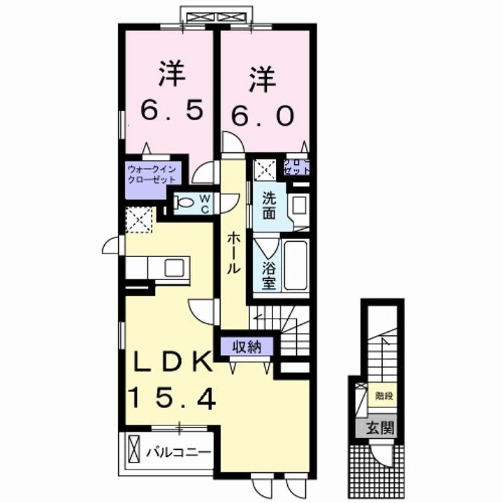 ダンクォーレの間取り