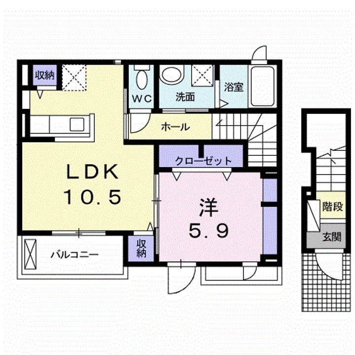 ディアコートの間取り