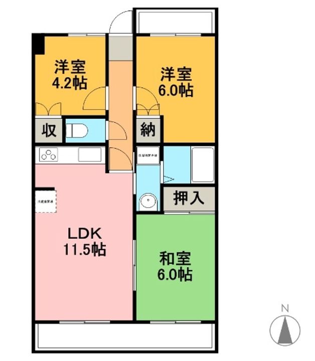 サンパークヒルズ高砂の間取り